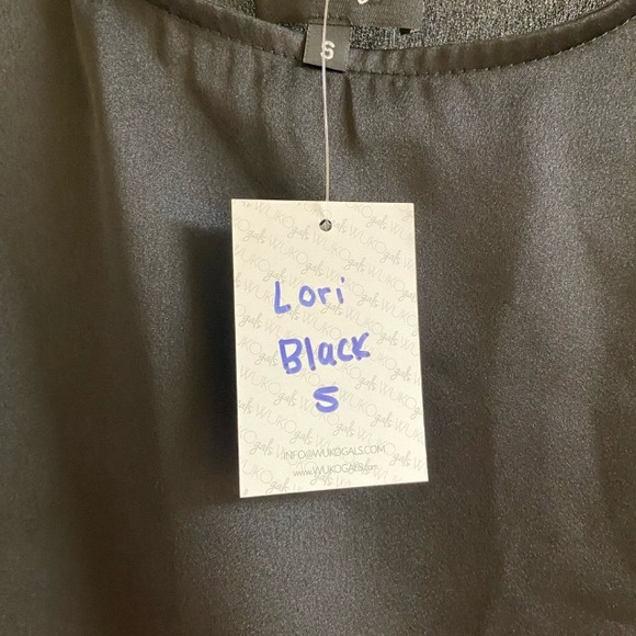 Black Lori Blouse | WUKOgals - Picture 8 of 11